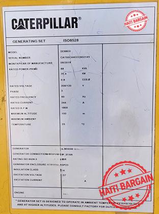 CATERPILLAR 70 KW