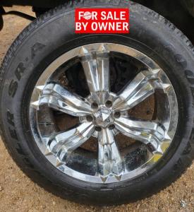 4 Rims & Tires – For Sale by Owner