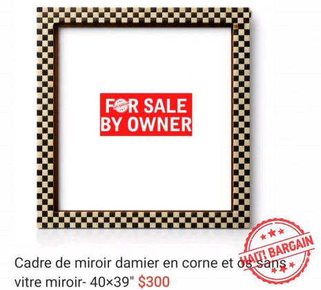 ARTICLES DIVERS * For Sale by OWNER *